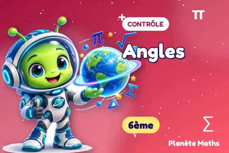 Contrôles de maths 6ème : Angles