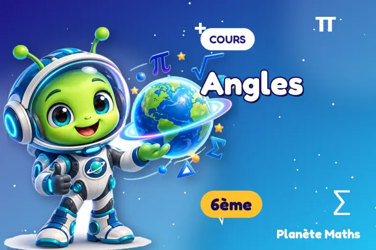 Cours de maths en 6ème : Angles — Zyro, l’explorateur de Planète Maths