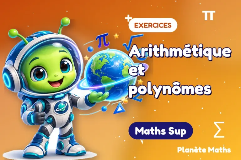 Exercices de maths en Maths Sup : Arithmétique et polynômes — Zyro, l’explorateur de Planète Maths