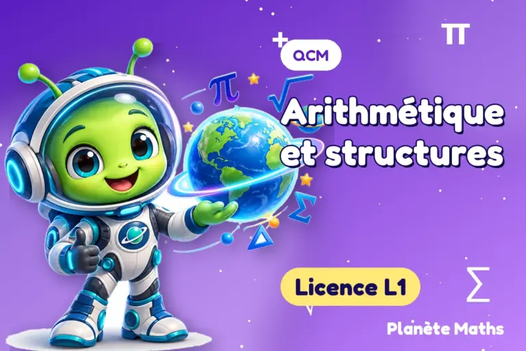 QCM de maths en Licence L1 : Arithmétique et structures — Zyro, l’explorateur de Planète Maths