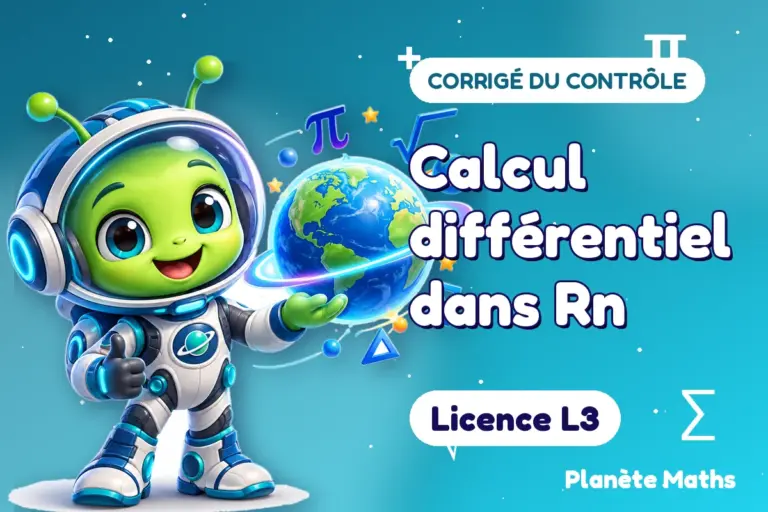 Corrigés de contrôles de maths en Licence L3 : Calcul différentiel dans Rn — Zyro, l’explorateur de Planète Maths