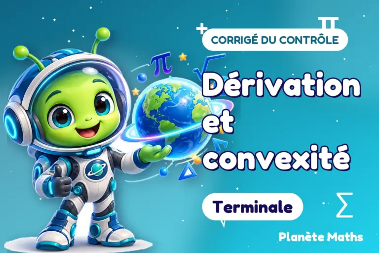 Corrigés de contrôles de maths en Terminale : Dérivation et convexité — Zyro, l’explorateur de Planète Maths
