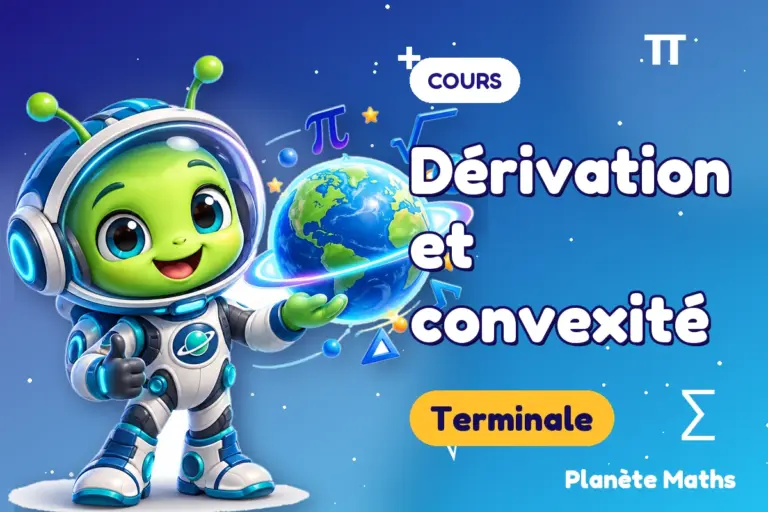Cours de maths en Terminale : Dérivation et convexité — Zyro, l’explorateur de Planète Maths