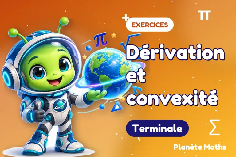 Exercices de maths en Terminale : Dérivation et convexité — Zyro, l’explorateur de Planète Maths