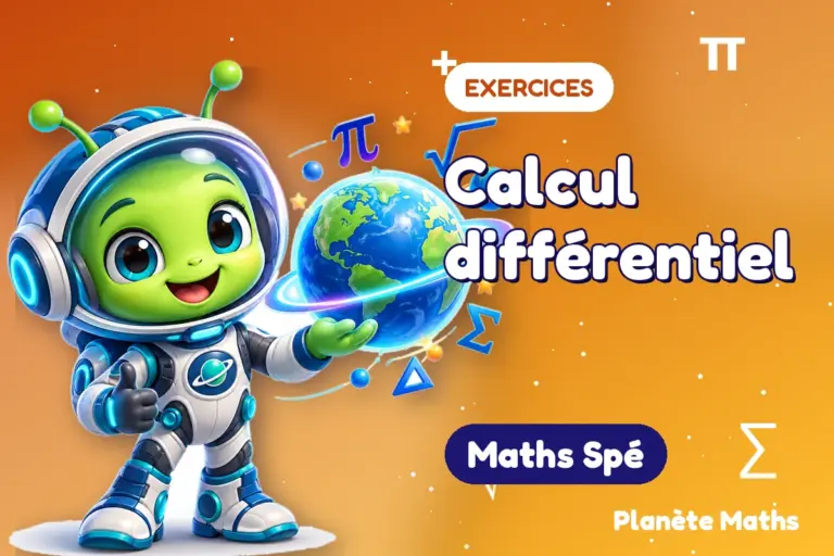 Exercices de maths en Maths Spé : Calcul différentiel — Zyro, l’explorateur de Planète Maths