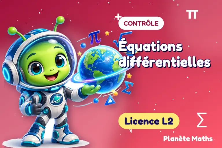 Contrôles de maths en Licence L2 : Équations différentielles — Zyro, l’explorateur de Planète Maths