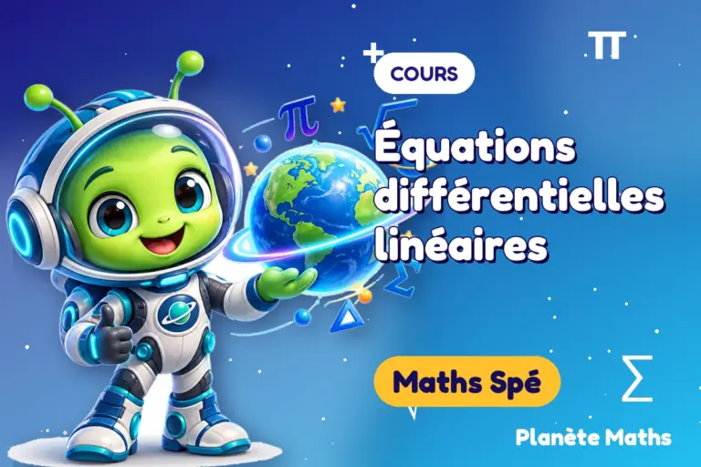 Cours de maths en Maths Spé : Équations différentielles linéaires — Zyro, l’explorateur de Planète Maths