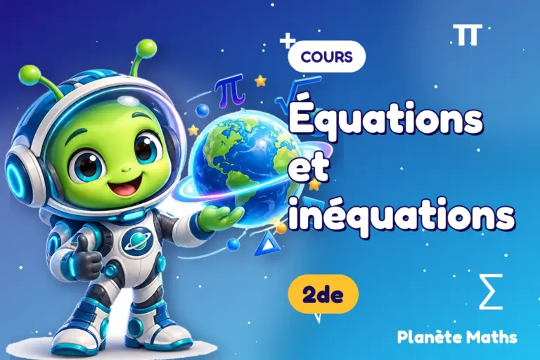 Cours de maths en 2de : Équations et inéquations — Zyro, l’explorateur de Planète Maths