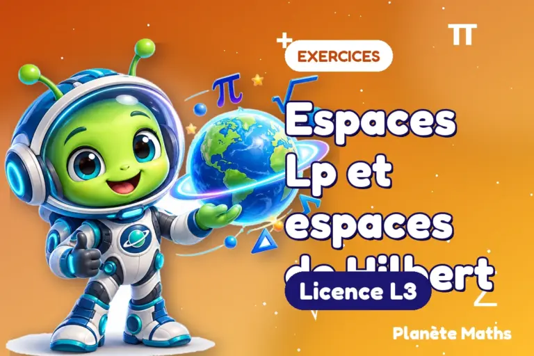 Exercices de maths en Licence L3 : Espaces Lp et espaces de Hilbert — Zyro, l’explorateur de Planète Maths