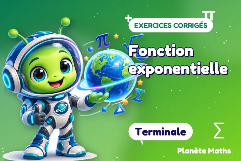 Exercices corrigés de maths en Terminale : Fonction exponentielle — Zyro, l’explorateur de Planète Maths