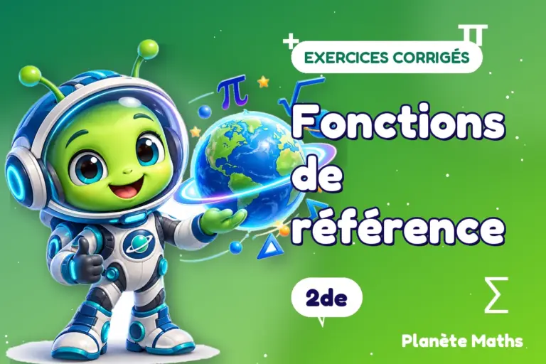 Exercices corrigés de maths en 2de : Fonctions de référence — Zyro, l’explorateur de Planète Maths