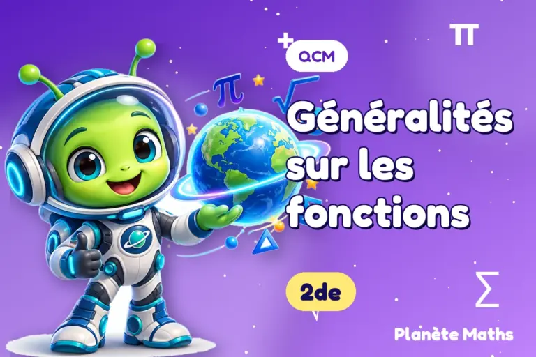 QCM de maths en 2de : Généralités sur les fonctions — Zyro, l’explorateur de Planète Maths