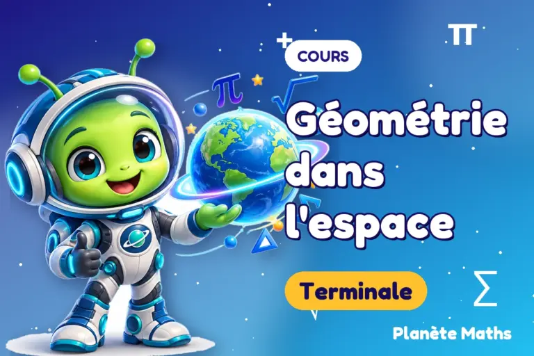 Cours de maths en Terminale : Géométrie dans l'espace — Zyro, l’explorateur de Planète Maths