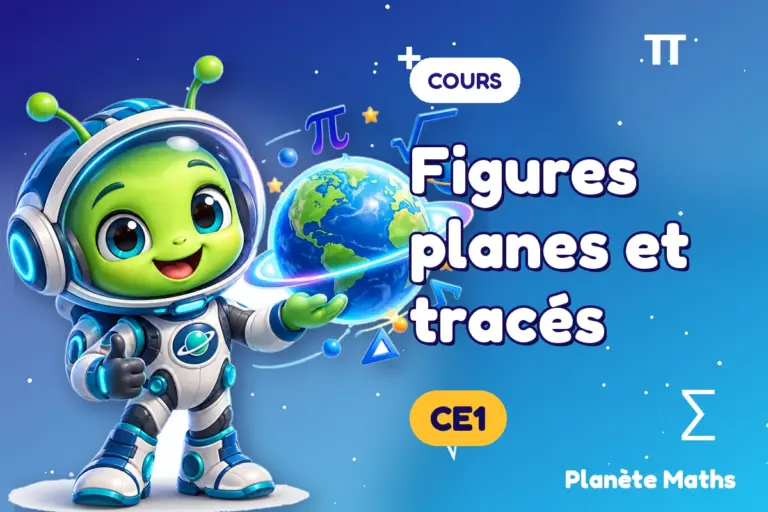 Cours de maths en CE1 : Figures planes et tracés — Zyro, l’explorateur de Planète Maths