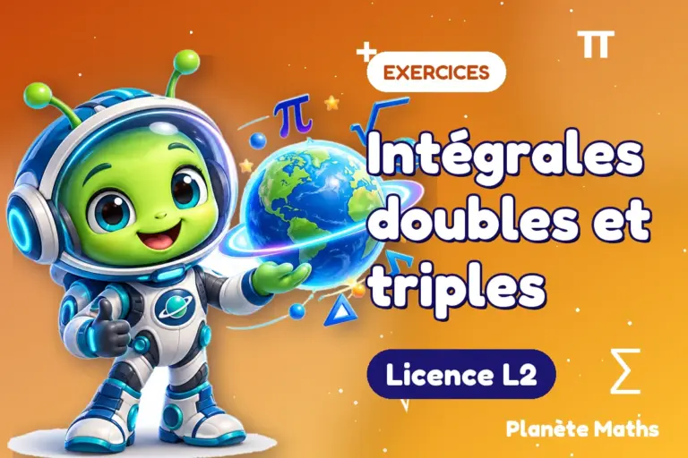 Exercices de maths en Licence L2 : Intégrales doubles et triples — Zyro, l’explorateur de Planète Maths