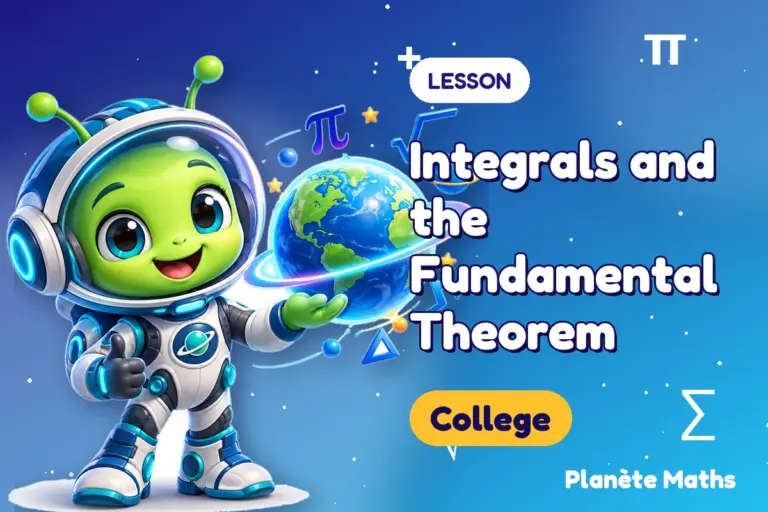Math lessons College : Integrals and the Fundamental Theorem — Zyro the alien explorer of Planète Maths