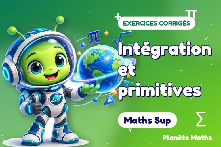 Exercices corrigés de maths en Maths Sup : Intégration et primitives — Zyro, l’explorateur de Planète Maths