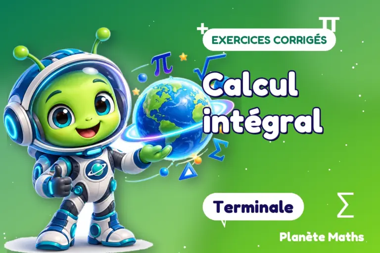 Exercices corrigés de maths en Terminale : Calcul intégral — Zyro, l’explorateur de Planète Maths