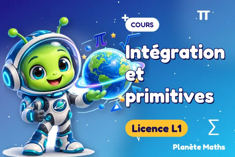 Cours de maths en Licence L1 : Intégration et primitives — Zyro, l’explorateur de Planète Maths