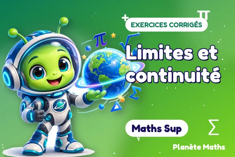 Exercices corrigés de maths en Maths Sup : Limites et continuité — Zyro, l’explorateur de Planète Maths