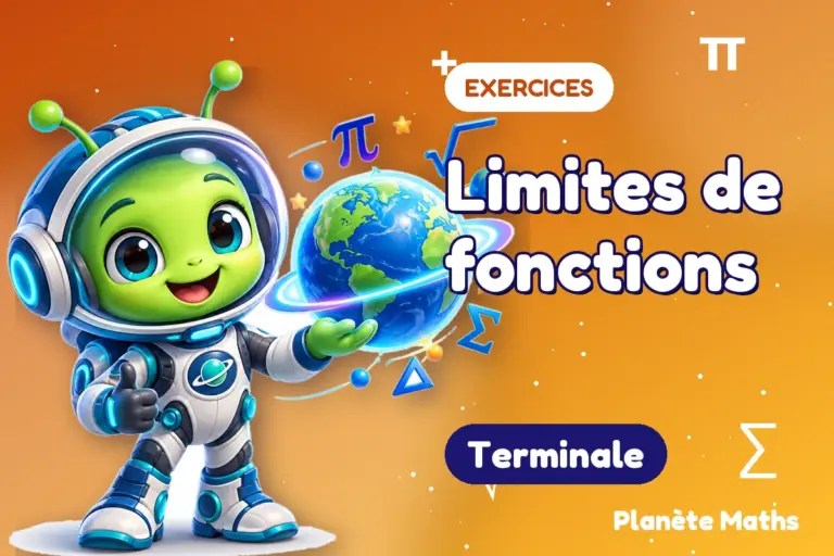 Exercices de maths en Terminale : Limites de fonctions — Zyro, l’explorateur de Planète Maths