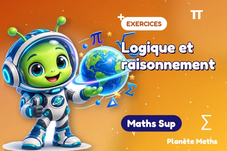 Exercices de maths en Maths Sup : Logique et raisonnement — Zyro, l’explorateur de Planète Maths