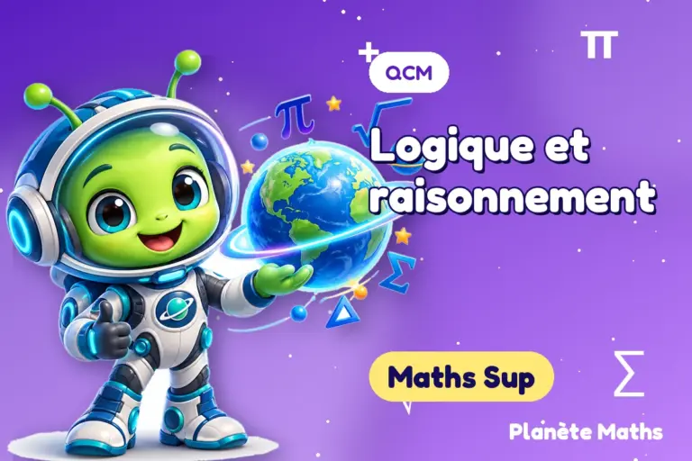 QCM de maths en Maths Sup : Logique et raisonnement — Zyro, l’explorateur de Planète Maths
