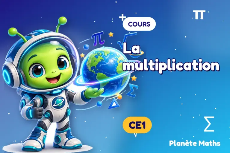 Cours de maths en CE1 : La multiplication — Zyro, l’explorateur de Planète Maths