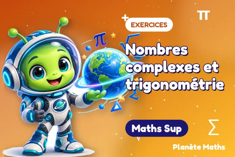 Exercices de maths en Maths Sup : Nombres complexes et trigonométrie — Zyro, l’explorateur de Planète Maths