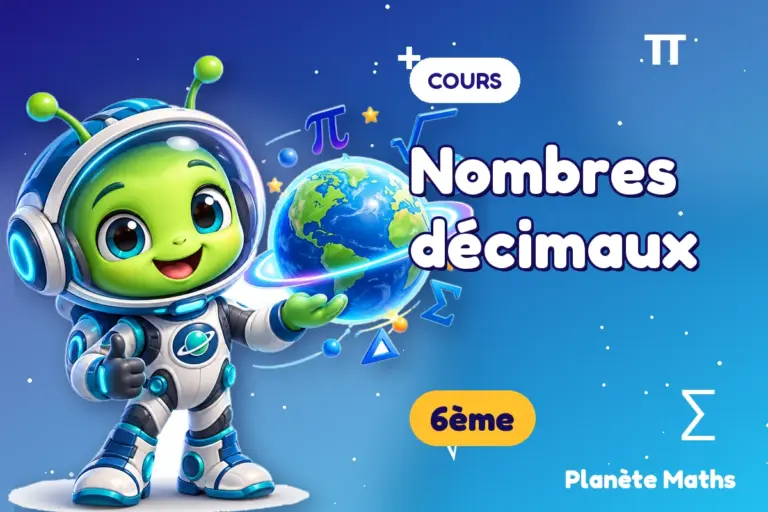 Cours de maths 6ème : Nombres décimaux