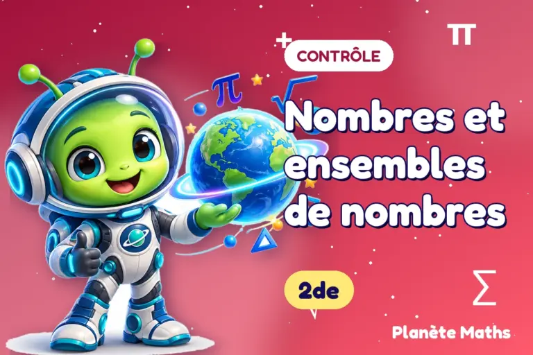Contrôles de maths en 2de : Nombres et ensembles de nombres — Zyro, l’explorateur de Planète Maths