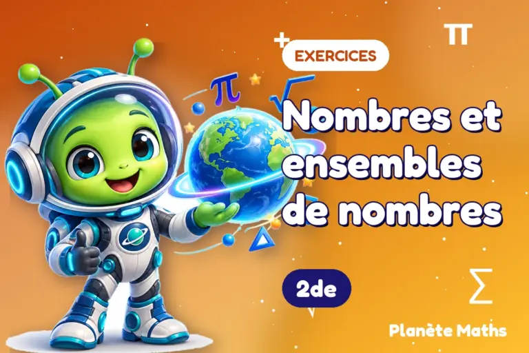 Exercices de maths en 2de : Nombres et ensembles de nombres — Zyro, l’explorateur de Planète Maths