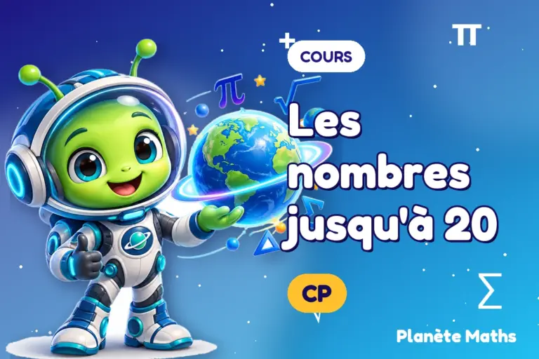 Cours de maths en CP : Les nombres jusqu'à 20 — Zyro, l’explorateur de Planète Maths