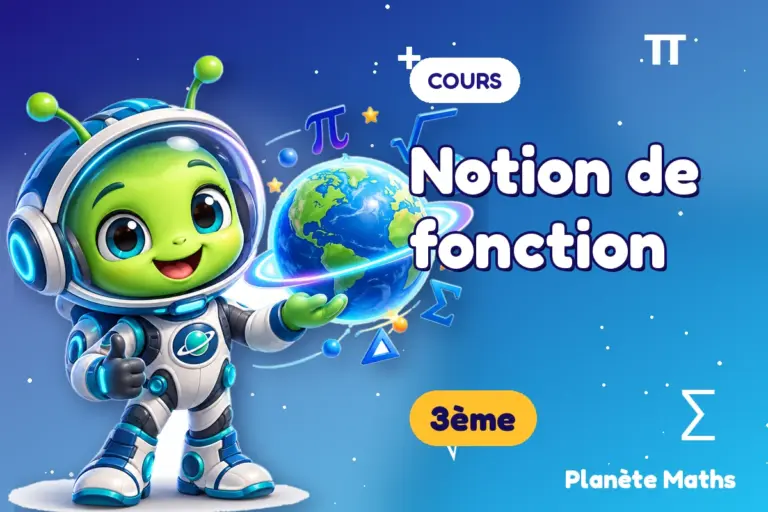 Cours de maths en 3ème : Notion de fonction — Zyro, l’explorateur de Planète Maths