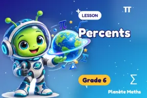 Percents: math lesson, Grade 6 : Percents: math test solutions, Grade 6 – Planète Maths