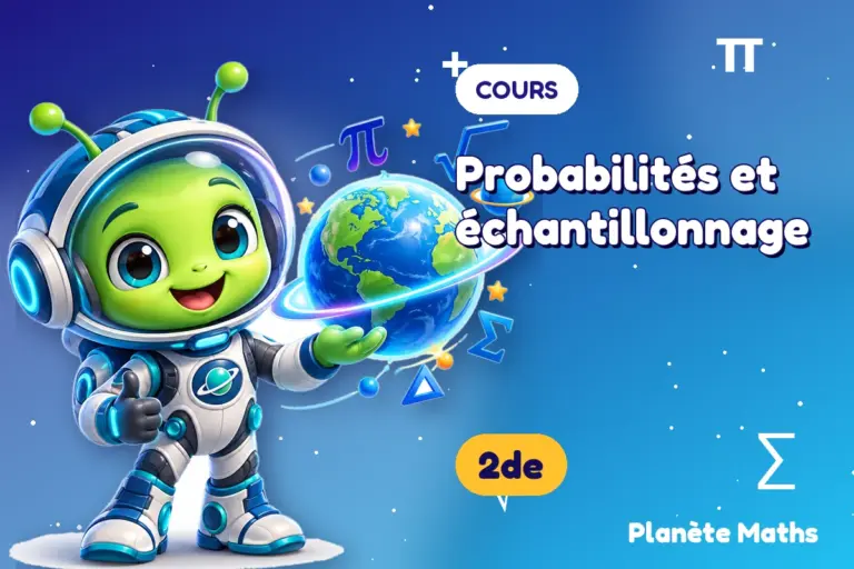Cours de maths en 2de : Probabilités et échantillonnage — Zyro, l’explorateur de Planète Maths