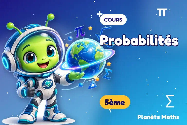 Cours de maths en 5ème : Probabilités — Zyro, l’explorateur de Planète Maths