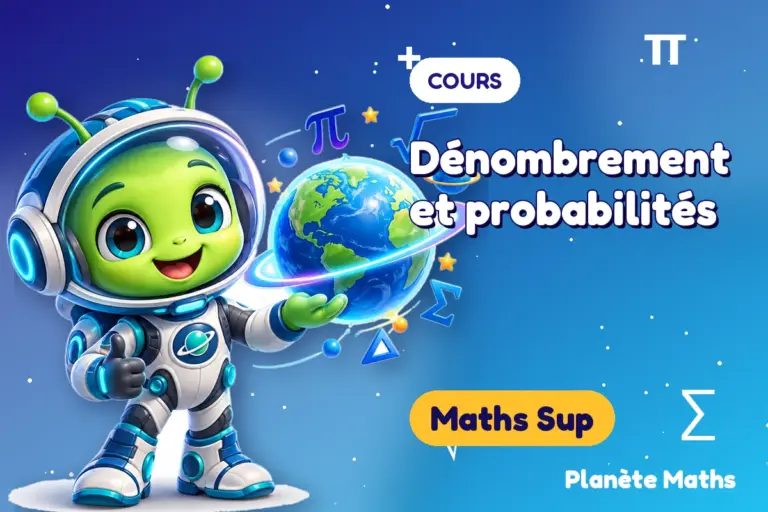 Cours de maths en Maths Sup : Dénombrement et probabilités — Zyro, l’explorateur de Planète Maths