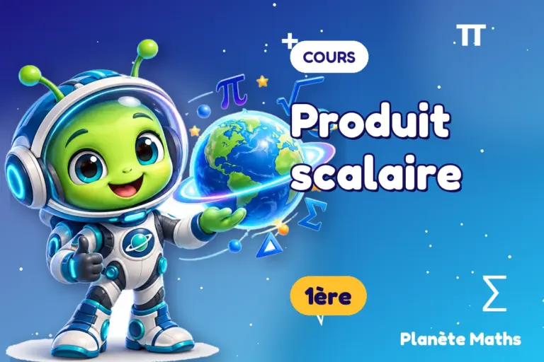 Cours de maths en 1ère : Produit scalaire — Zyro, l’explorateur de Planète Maths