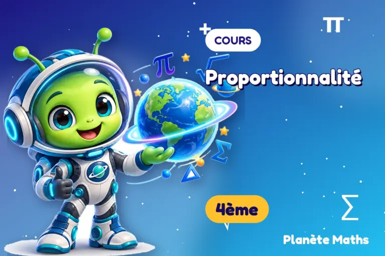 Cours de maths en 4ème : Proportionnalité — Zyro, l’explorateur de Planète Maths