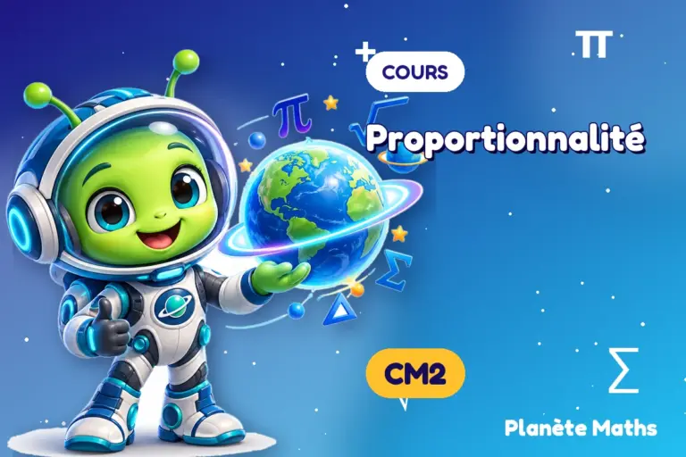 Cours de maths en CM2 : Proportionnalité — Zyro, l’explorateur de Planète Maths