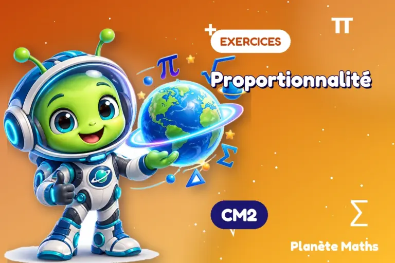 Exercices de maths en CM2 : Proportionnalité — Zyro, l’explorateur de Planète Maths