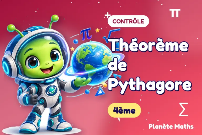 Contrôles de maths 4ème : Théorème de Pythagore
