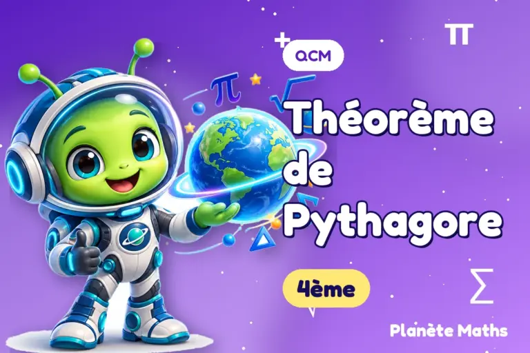 QCM de maths 4ème : Théorème de Pythagore