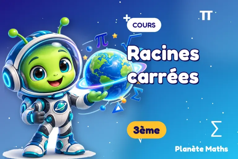 Cours de maths en 3ème : Racines carrées — Zyro, l’explorateur de Planète Maths