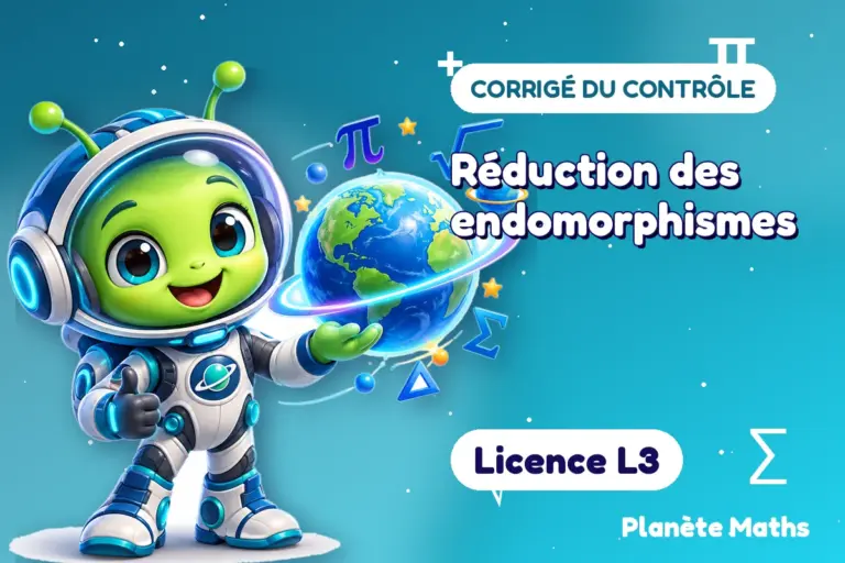 Corrigés de contrôles de maths en Licence L3 : Réduction des endomorphismes — Zyro, l’explorateur de Planète Maths