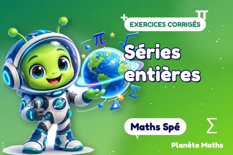 Exercices corrigés de maths en Maths Spé : Séries entières — Zyro, l’explorateur de Planète Maths