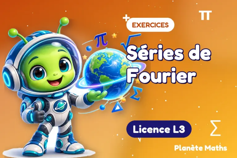Exercices de maths en Licence L3 : Séries de Fourier — Zyro, l’explorateur de Planète Maths