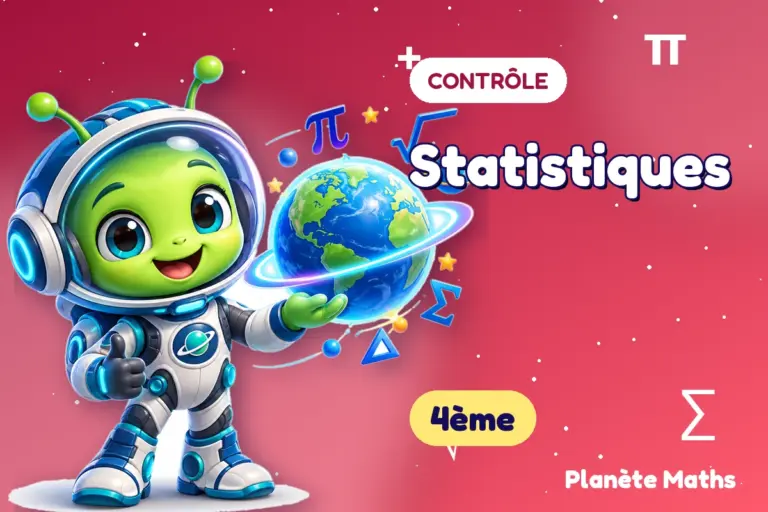 Contrôles de maths en 4ème : Statistiques — Zyro, l’explorateur de Planète Maths