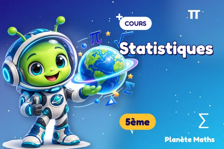 Cours de maths en 5ème : Statistiques — Zyro, l’explorateur de Planète Maths